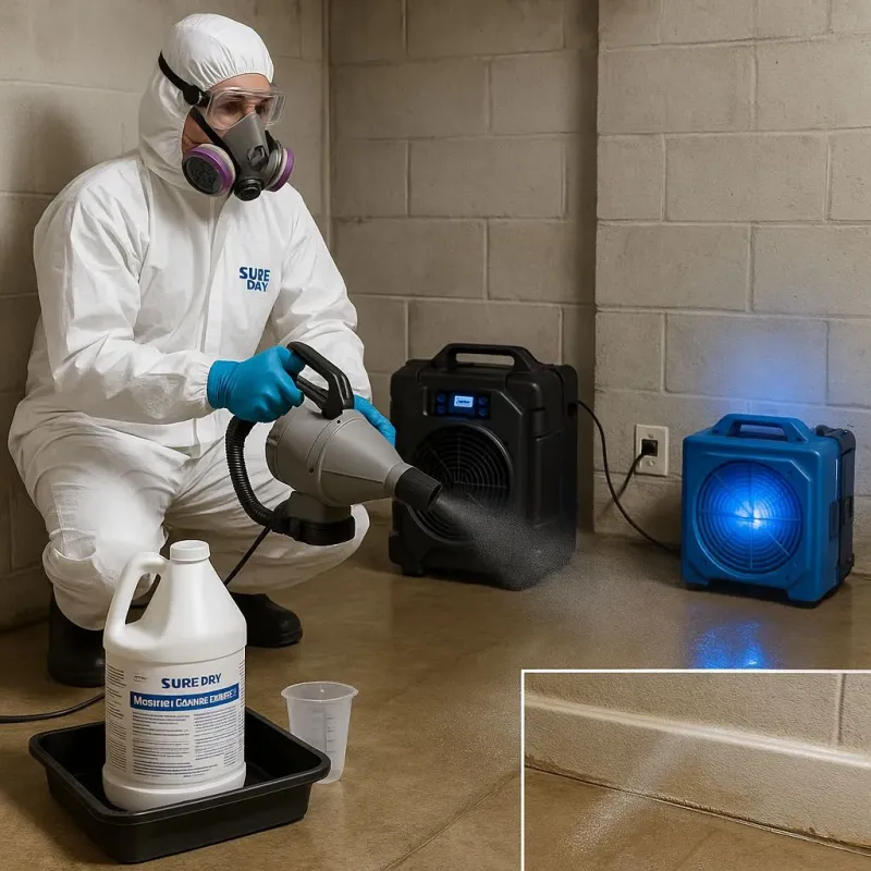 Sanitization and Odor Removal process in Woodland, CA