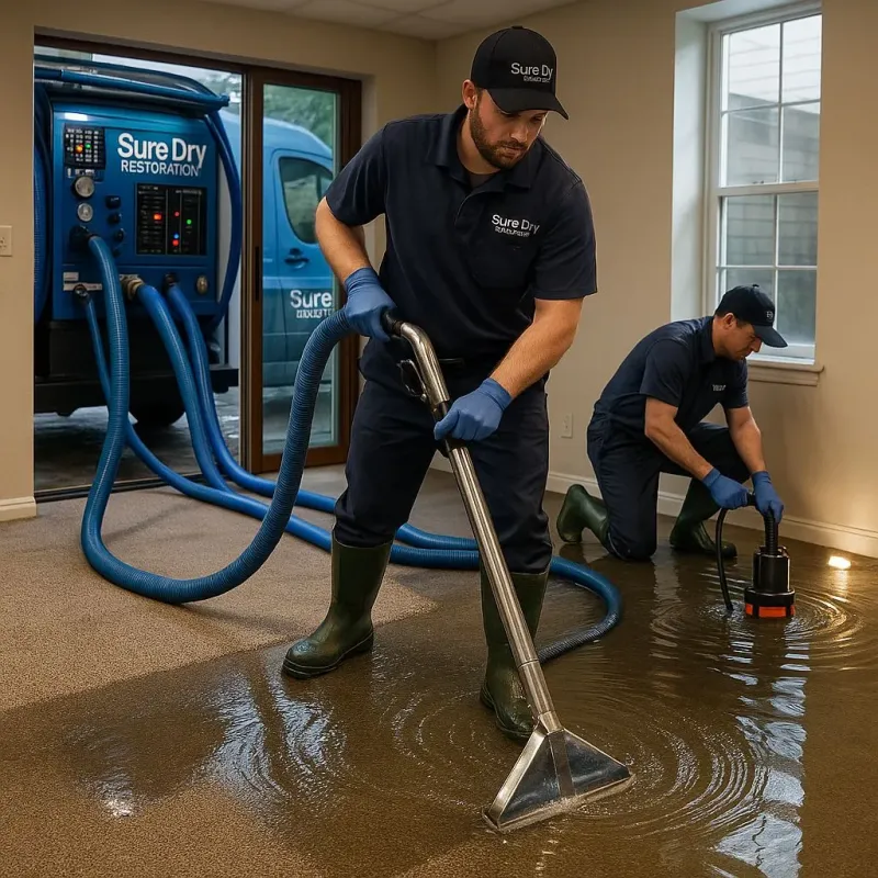 Water Extraction and Removal process in Woodland, CA
